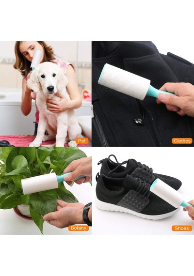 Titiz, Kedi Köpek Saç Kıl Tüy Toplayıcı Rulo, 1 Rulo 2 Yedek Her Biri 60 Yaprak
