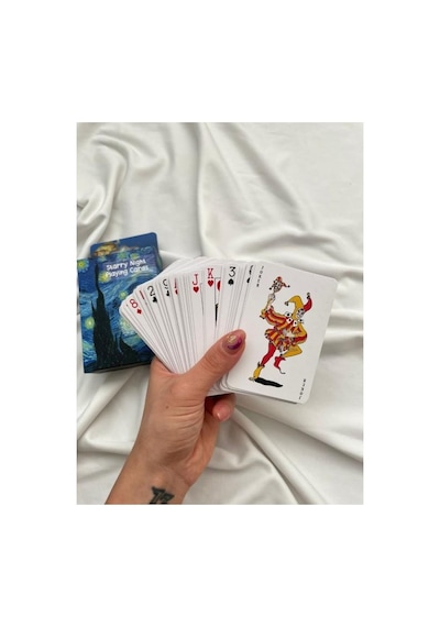 Van Gogh Yıldızlı Gece İskambil Poker Kartı