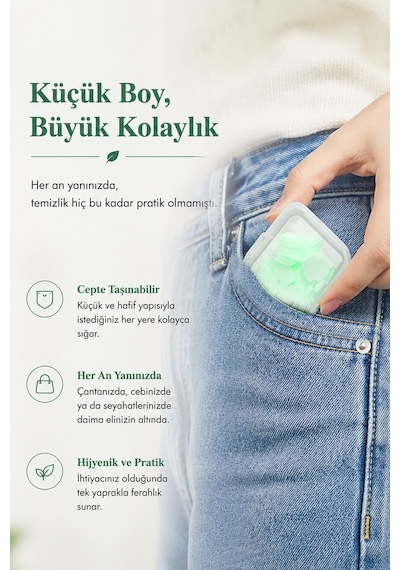 Sabun Mini Kağıt El Sabunu Parfümlü Taşınabilir Hijyen Sabunu Katı Sabun 100'lü Yaprak