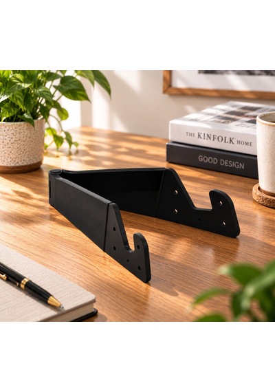 Telefon Tablet Standı V Model Siyah Ayarlanabilir Akrilik Stand