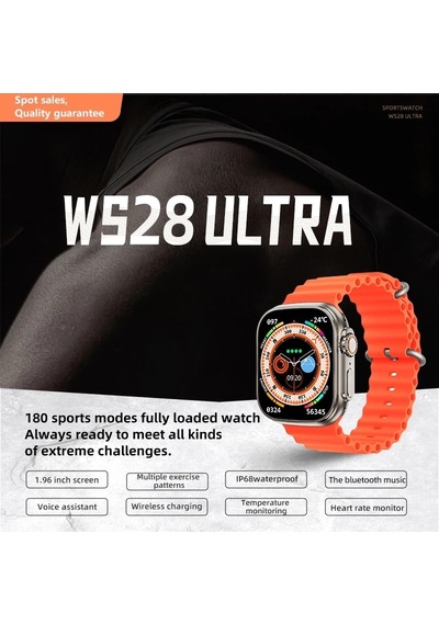 WS28 Ultra 49 MM Akıllı Saat (Distribütör Garantili)
