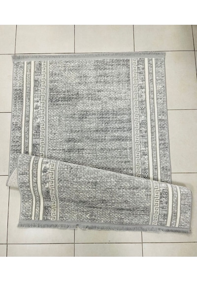 Mihra Halı % Akrilik Sık Dokuma 4 Mevsim +12 Hav Yükseklikte Gri Kesme Halı
