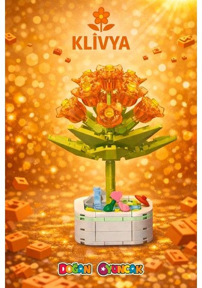 Mikro Blok Kristal Klivya Çiçek Setleri Mini  - Çiçek - Blossom Çiçek