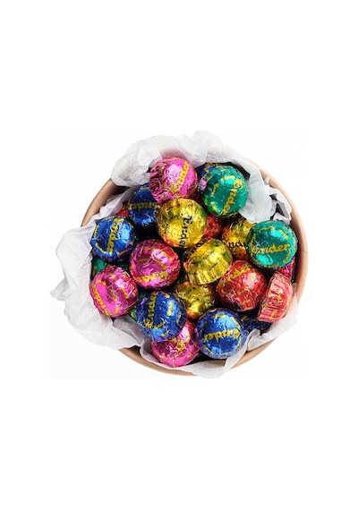 Ender Çikolata Çikolatin Bayram Çikolatası Renkli Dökme Madlen Hediyelik Kraft Kase Seti 750 Gr