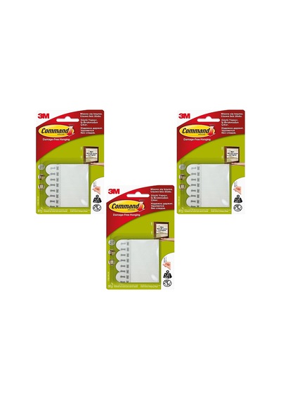 3m 17202 Command Küçük Boy Cırt Bant 3 Paket