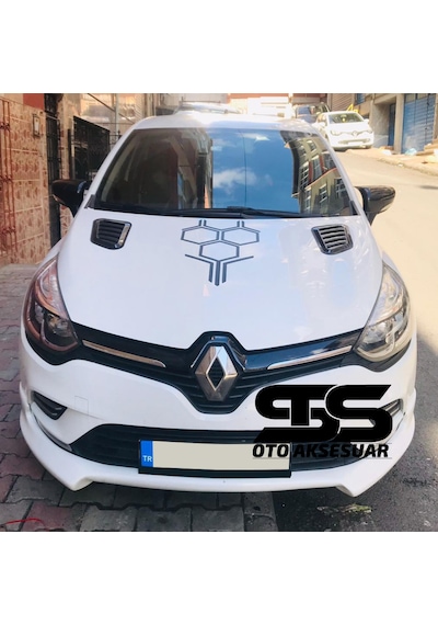Renault Clio 4 Uyumlu Piano Black Kaput Üstü Havalandırma Izgarası