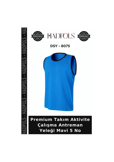 Premium Takım Aktivite Çalışma Antreman Yeleği Mavi 5 No