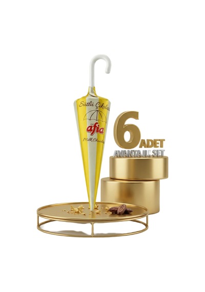 Afia Şemsiye Çikolata 6x25 Gr