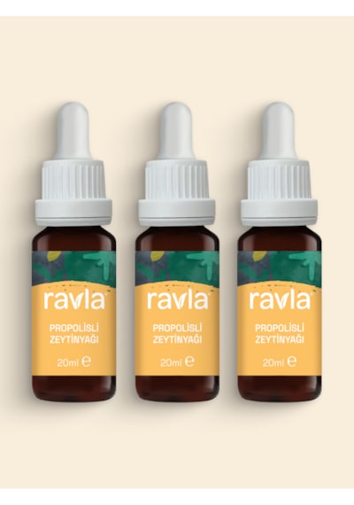 3'lü Ürün - Ravla Propolisli Zeytinyağ - 20ml
