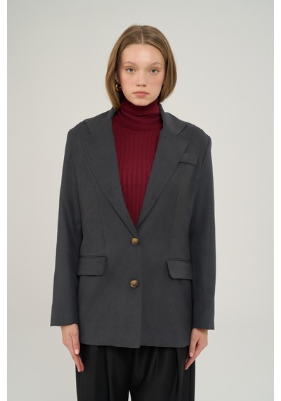 Mai Collection Arslev Antrasit Blazer Ceket