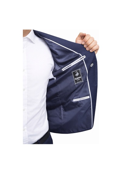 Plus Scorpion Erkek Kruvaze Blazer Ceket Slim Fit Premium Dokulu Şık Klasik Ceket Lacivert Plus Scorpion Erkek Kruvaze Blazer Ceket Slim Fit Premium Dokulu Şık Klasik Ceket Lacivert