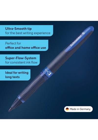 Schneider One Business Konik Uçlu Roller Kalem, 0,6 Mm, 4 Adet Çok Renkli
