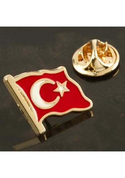 Ay Yıldız Yaka Rozet Çok Renkli