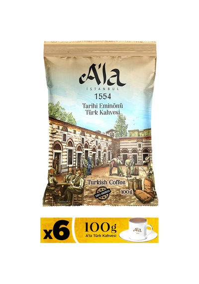 Beta A'la Türk Kahvesi 100 Gr 6 Adet