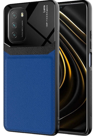 Xiaomi Redmi Note 9 4G Kılıf Zore Emiks Deri Görünümlü Kılıf