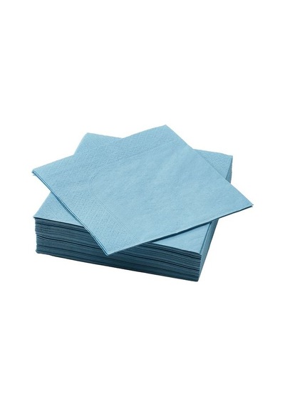 Ikea Fantastısk Peçete, Gri-mavi, 40x40 Cm, 50 Adet
