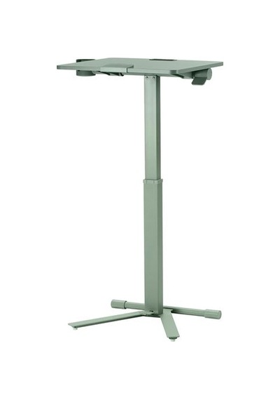 Ikea Mıttzon Yüksekliği Ayarlanabilen Çalışma Masası, Yeşil, 66x50 Cm
