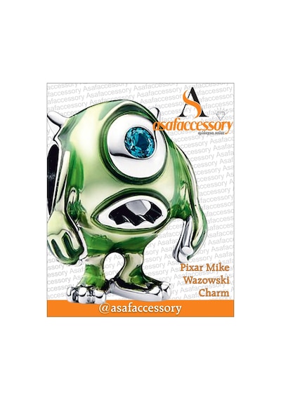 Pixar Mike Wazovski Charm Yeşil