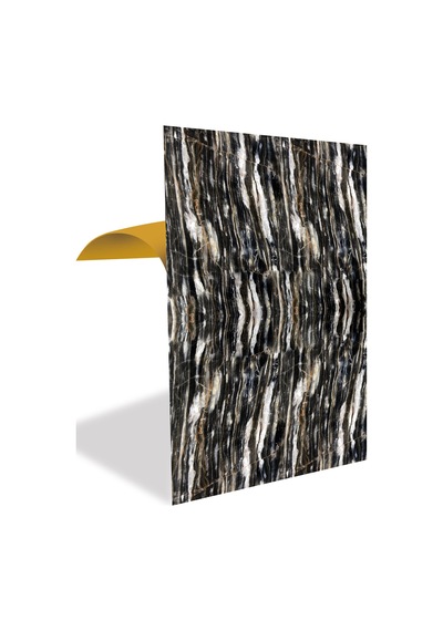 Tink Kendinden Yapışkanlı Siyah Sıralı Desenli Pvc Panel 41x62 Cm