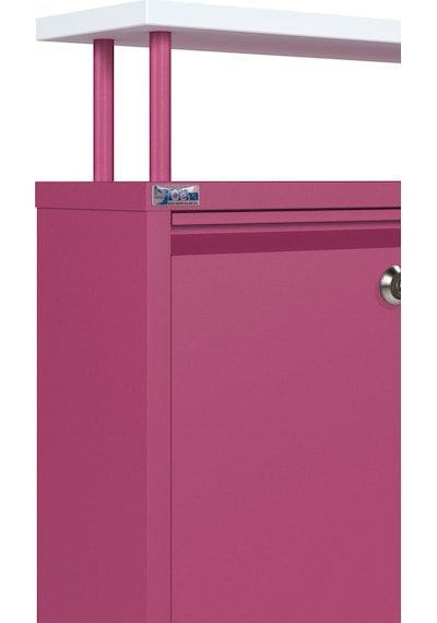 Ceha Kilitli Tablalı 4'lü Metal Ayakkabılık - Pembe K.AYK-2.4/B/P 4010/KL Ceha Kilitli Tablalı 4'lü Metal Ayakkabılık - Pembe K.AYK-2.4/B/P 4010/KL