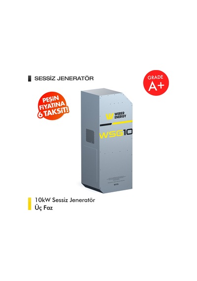 Werer Energy   10kW LiFePO4 Lityum Demir Fosfat Tri Faz Sessiz Jeneratör