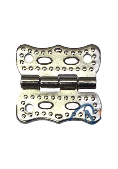 Papatya Menteşe - Küçük 20x20 Mm, Nikel, 100 Adet Çok Renkli