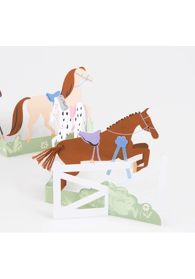 Meri Meri - Concertina Horse Card - Atlar Tebrik Kartı