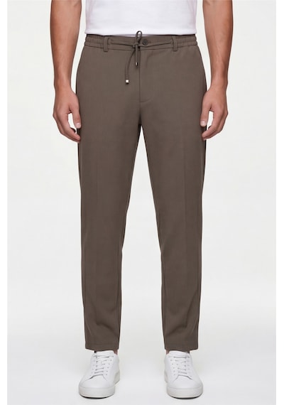 Sabri Özel Erkek Haki Normal Kesim Regular Fit Pamuklu Armürlü Bel Lastikli Jogger Pantolon Sabri Özel Erkek Haki Normal Kesim Regular Fit Pamuklu Armürlü Bel Lastikli Jogger Pantolon