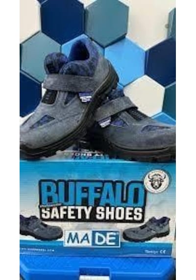 Made Buffalo İş Güvenlik Ayakkabısı Süet Yazlık 43 No Süet Gri