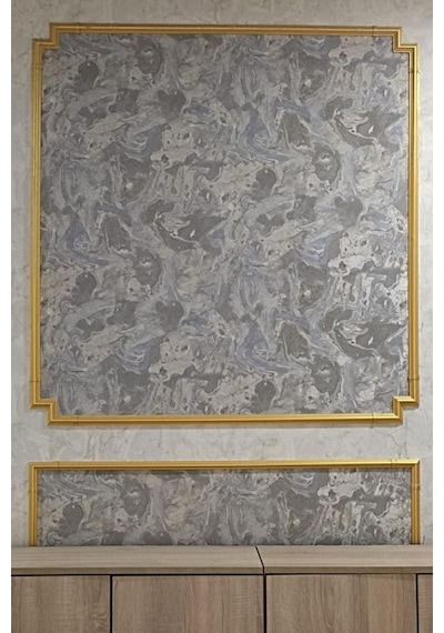 Kahve M Köşe Motif 3 cm 4 Adet