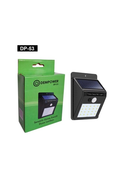 Sensörlü Güneş Enerjili Led Lamba Çok Renkli
