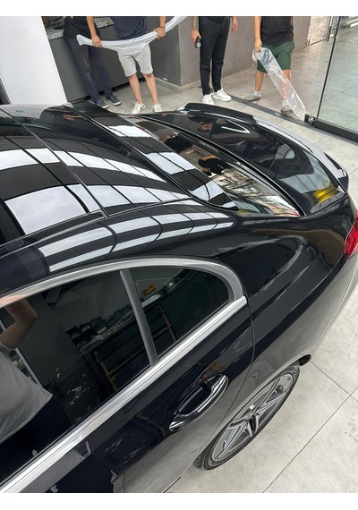 Mercedes W206 Cam Üstü Spoiler Parlak Siyah Abs Plastik İthal Ürün 2021+
