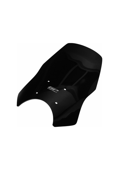 GP Kompozit Royal Enfield Himalayan 2024 Uyumlu Ön Cam Siyah 49 cm