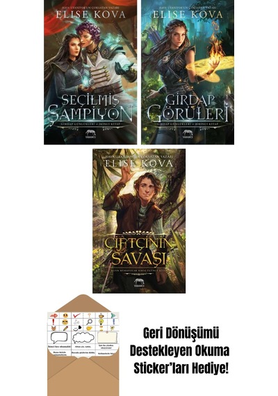 Seçilmiş Şampiyon Girdap Günlükleri İkinci Kitap + Girdap Görüleri Girdap Günlükleri Birinci Kitap + Çiftçinin Savaşı Altın Muhafızlar Serisi 3