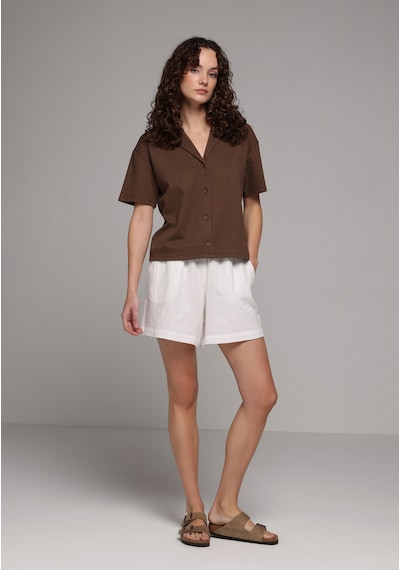 Colin's Colins Regular Fit Polo Yaka Düz Kadın Kahverengi Kısa Kol Tişört Cl1081222 Q1.v1 Brw Colin's Colins Regular Fit Polo Yaka Düz Kadın Kahverengi Kısa Kol Tişört Cl1081222 Q1.v1 Brw