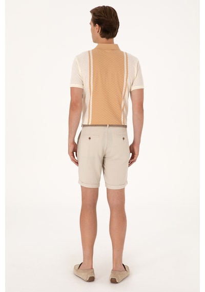 U.s. Polo Assn. Erkek Taş Şort / Bermuda 50300446-vr049 Taş