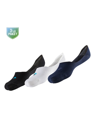 Bonny Silver Koku Yapmayan Babet Gümüş Çorap 3'lü Paket Karışık