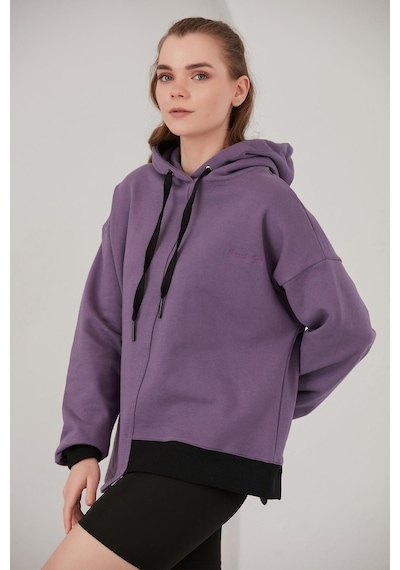 Alexander Gardi Alexandergardı Yanları Yırtmaçlı Sweatshirt (B22-37600)