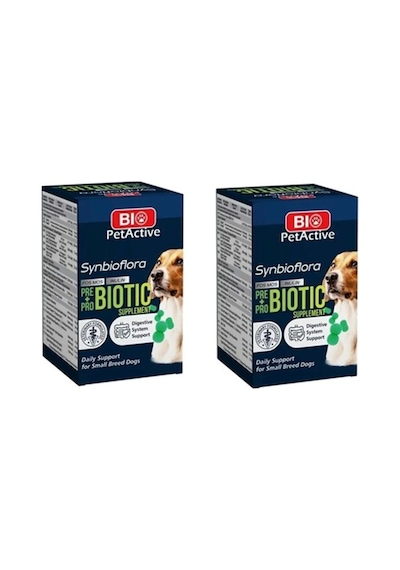 Synbioflora Mini Irk Köpek Probiotic Sindirim Destekleyen 60 Tablet 30 Gr. X 2 Adet