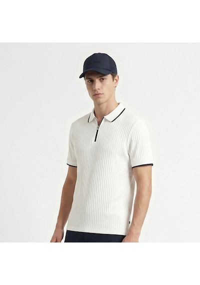 Nautica Regular Fit Polo Yaka Erkek T-shirt K65345t Beyaz