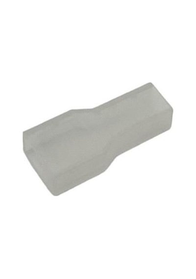 Fiş Kılıfı Pvc Standart 6.3 Mm Beyaz