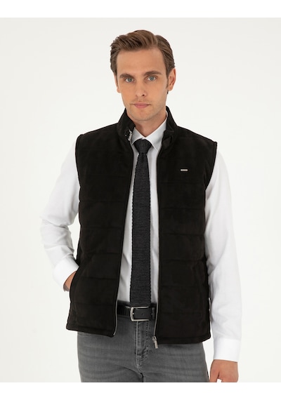 Pierre Cardin Erkek Siyah Deri Mont-kaban 50300552-001 Siyah