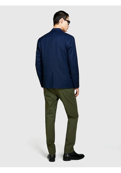 Sisley Pamuk Karışımlı Dar Kesim Chino Pantolon Erkek Yeşil Pantolon - 325p4aıhsf021 Haki