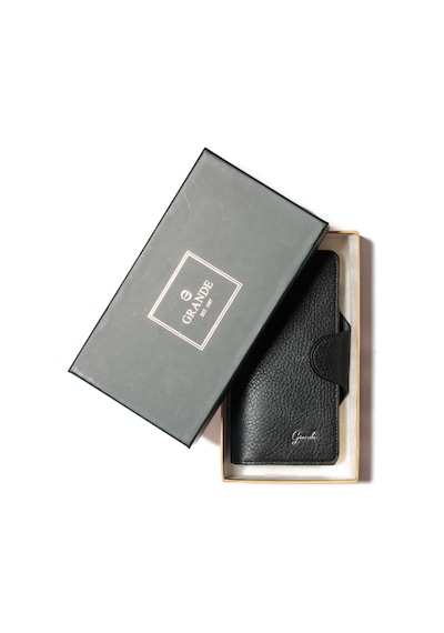 Siyah Cüzdan & Kartlık Unisex 2644 Grande Deri Cüzdan Kartlık