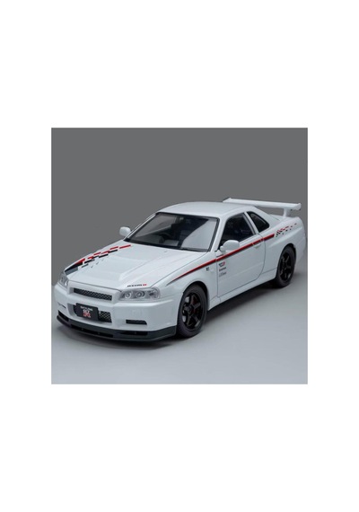 Nissan Skyline Gt-r R34 Nismo Edition Beyaz 1/24 Model Araba