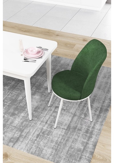 Canisa Concept Nil Serisi 70x110 Sabit Mutfak Masası Takımı Beyaz Masa 4 Haki Yeşil Sandalye Haki Yeşil Canisa Concept Nil Serisi 70x110 Sabit Mutfak Masası Takımı Beyaz Masa 4 Haki Yeşil Sandalye Haki Yeşil