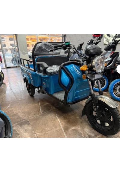 Kuba Skyjet Master Pıkap Üç Tekerlekli Moped Mavi