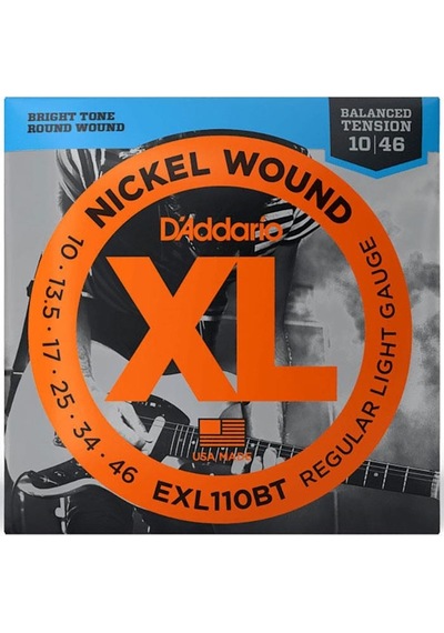 D'addario Exl110bt Balanced Regular Light Elektro Gitar Teli 10-46