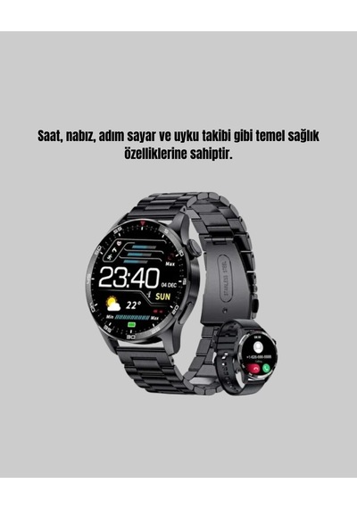Spor Ve Sağlık Takip Özellikli Akıllı Saat - Kalp Atış Uyku Ve Adım Ölçer Fonksiyonlu