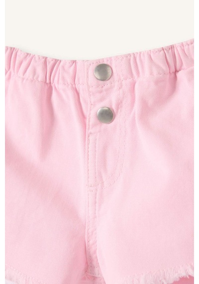 Defacto Gabardin Şort Kız Bebek H8940a526hspn343 Pembe-pn343